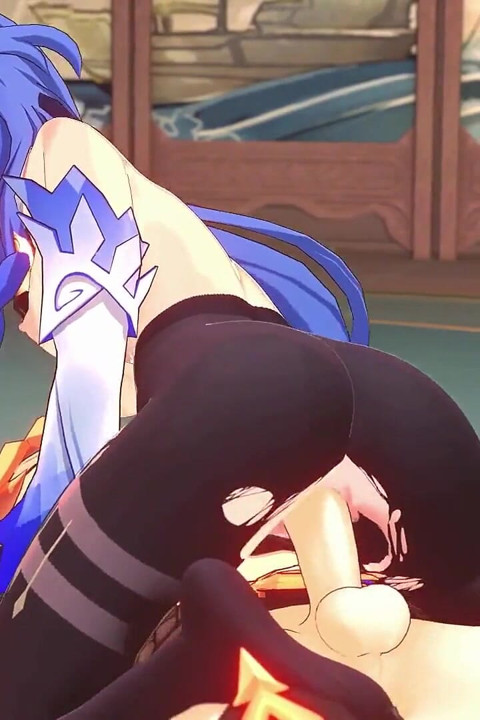 Genshin Impact - Ganyu and Aether Passionate Sex Scene - 3D Hentai Animation