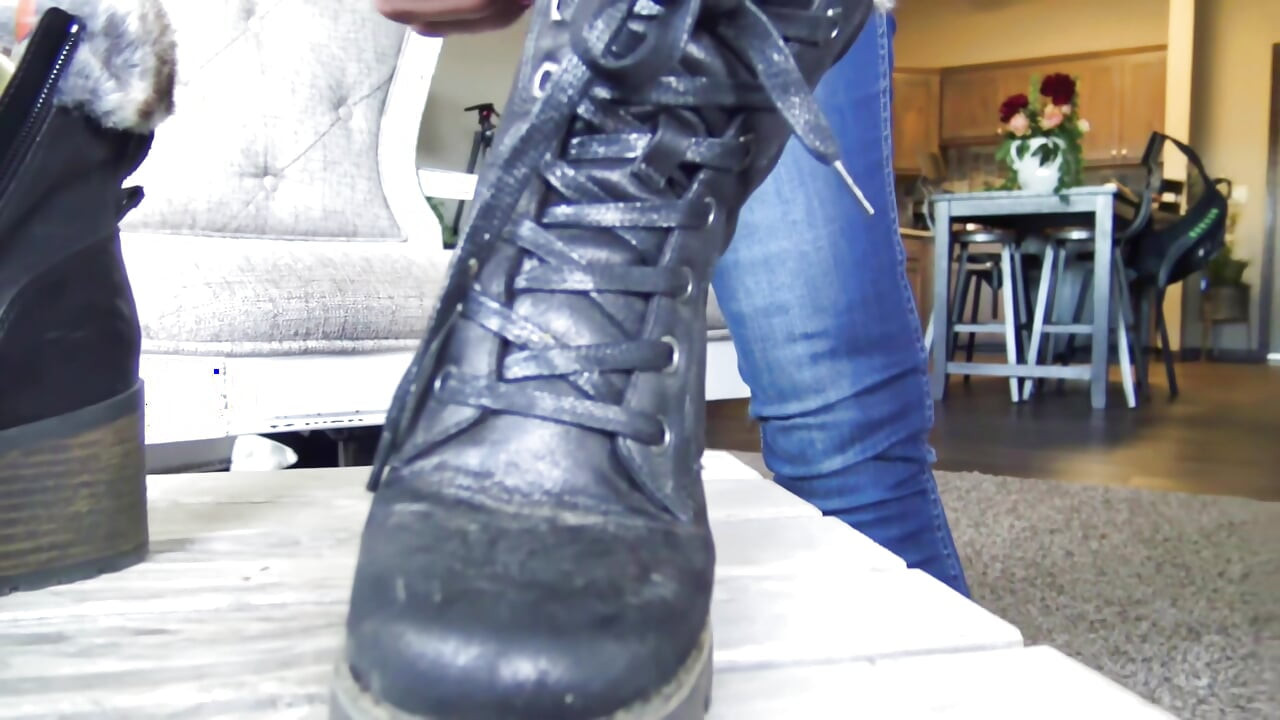 Was in My Boots All Day, Smelly Foot Worship POV!