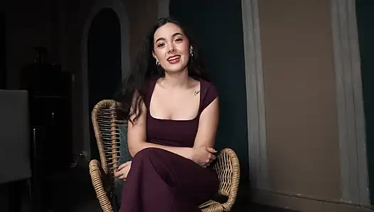 Judith Cox's first porn video - she passed the casting to become a porn star