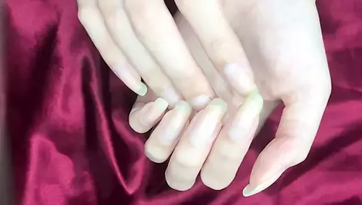 Длинные натуральные ногти