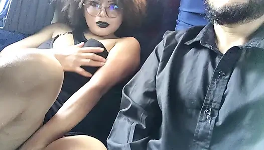 Commuter Desire: Mature Latina MILF Picks Up a Stranger on the Bus for an Unforgettable Encounter