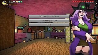 Minecraft oficio cachondo - parte 12 - bruja desnuda caliente y una mamada por loveskysan69