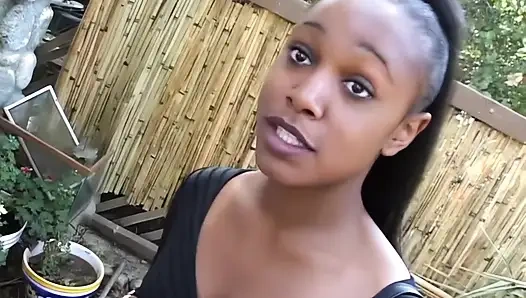 Black Slut Screams on Black Monster Cock