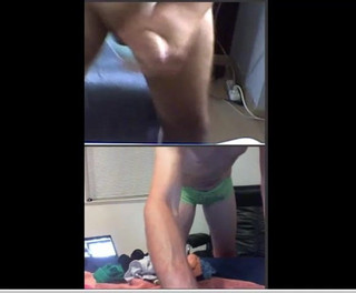 Masculino cd - experimenta calcinha na webcam - parte1