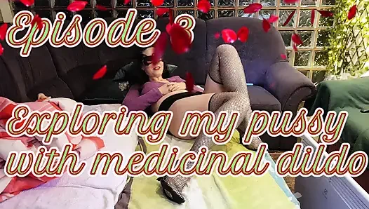 Evli kadın neli dildo günlükleri bölüm 3 büyük tıbbi dildo ile amımı keşfediyorum