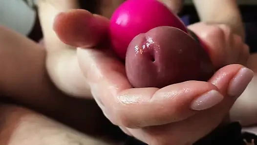 Amazing Toy! Wife Makes Me Cum in 3 Minutes with Her New Vibrator. POV