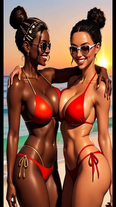 Dança negra na praia (animação ai) | Clipe 2