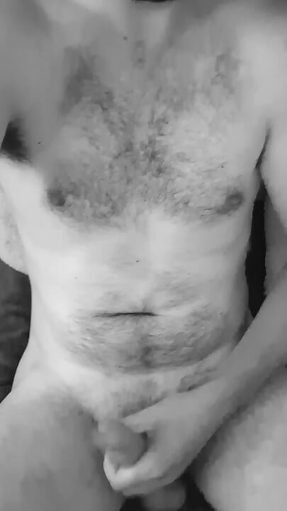 Brunbarbu98 Black and White Masturbation