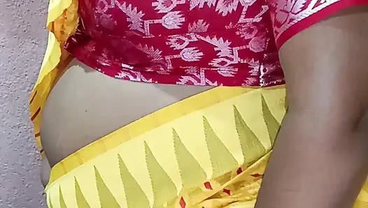 Sarı sari tek başına düşüyor