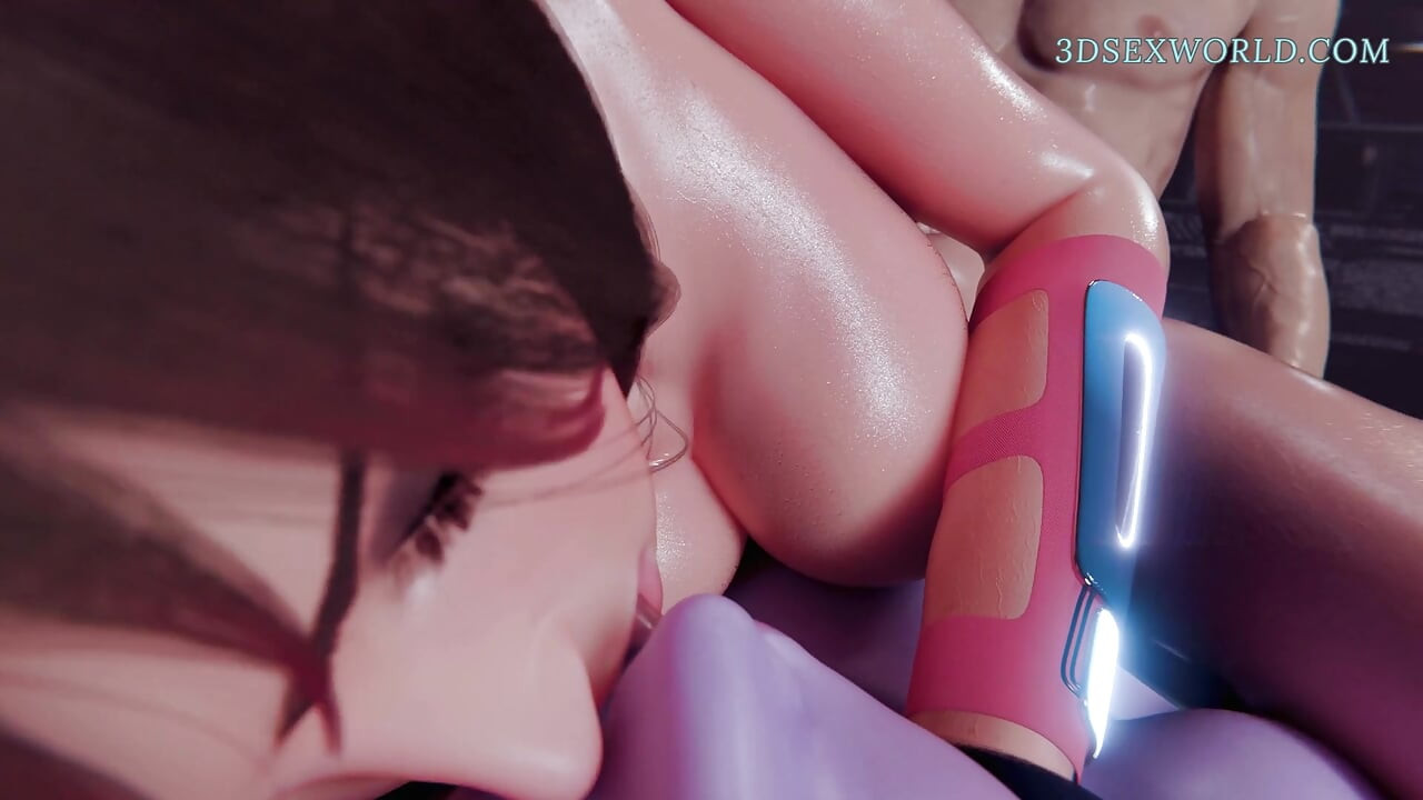 Doggystyle dreier-creampie mit zwei hottie-schätzchen (volles 3D-gameplay)