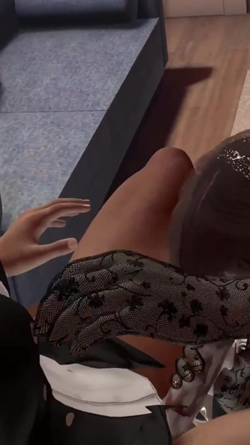 3D bbw ázsiai milf ugratja a fiatal nagy faszot, hogy dugja meg a punciját