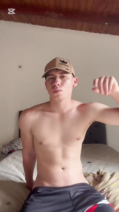 Colombian Model Is Wearing Sports Shorts