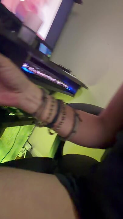 Jerking my cock
