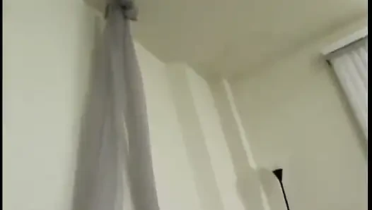 Slutty look girl likes to please her man with a blowjob