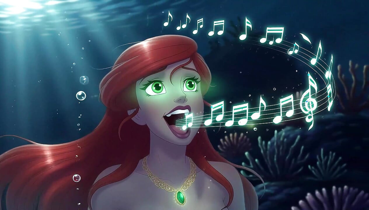 Ai Putri Duyung Menyanyikan Lagu Menggoda & Berubah Menjadi Kecantikan Manusia Telanjang