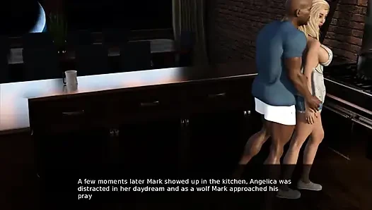 Angelica's Temptation: Cheating wife and a monster BBC, deepthroat ep.20