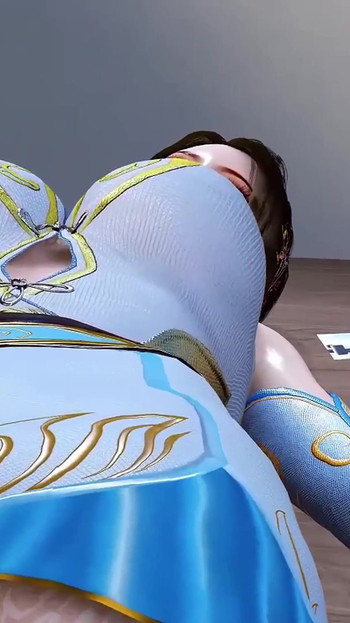 3D Hot Cosplay Babe Naked Her Boobs Got Fucked by Old Cock