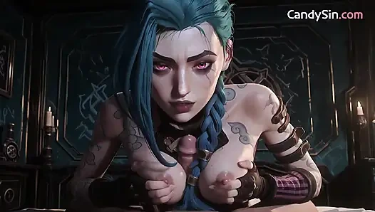 Tattooed Jinx Melts With Soft Doggystyle Caresses AI PORN