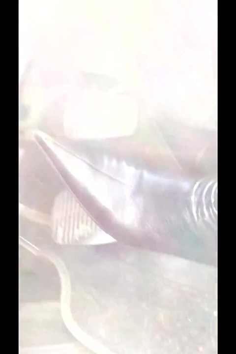 Nyllady Driving and Revving Her Bravo in High-heeled Boots and Black Ballet Flats