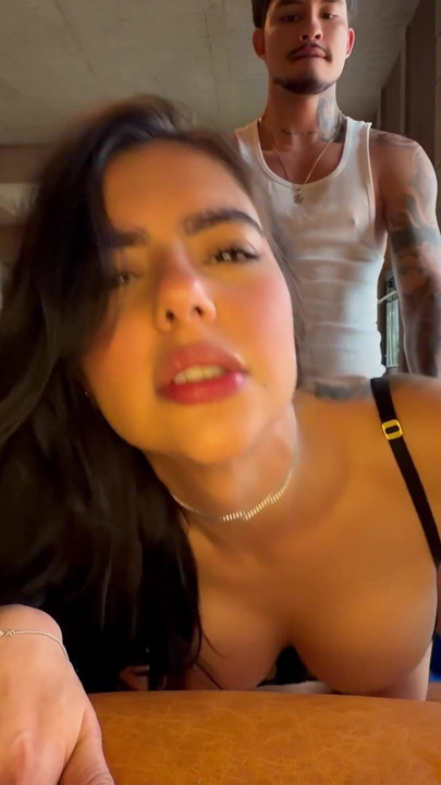 A Model Agrees to Be Fucked Bareback by Her Boss - Iris Rodriguez & Danner Mendez
