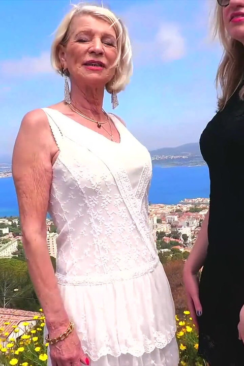 Eva, a 70-year-old GILF, Is Having Sex with Lyna, Aged 27