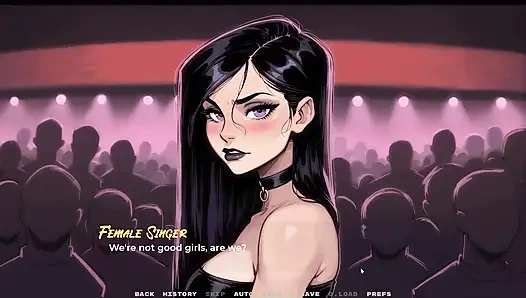My New Girlfriend Taboo Hentai Game Ep. 41 BDSM Spanking with My Goth GF!