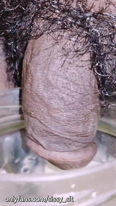 Must-see moment from "Limp little penis crossdresser pissing outdoor"