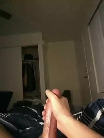 Stroking my cock with multiple cumshots