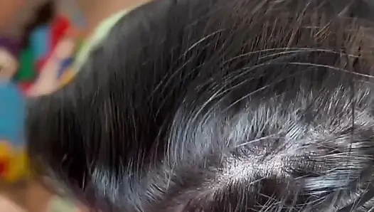 Gadis brasil pantat bahenol ini lagi asik telan sperma hangatnya
