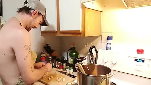 Приготовленная сперма 3 Leek Chili с маслянистой дрочкой