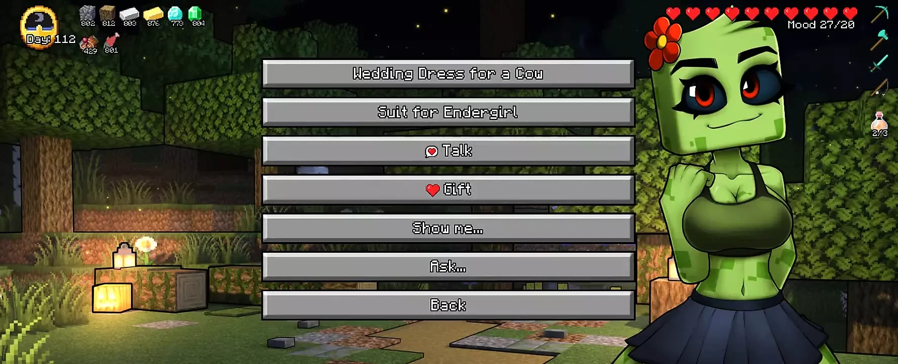 Minecraft Horny Craft - Bagian 60 Endergirl Dream oleh Loveskysanhentai