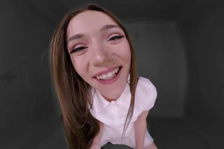 PassthughVR девушка по соседству Juniper Ren безнадёжно втянулась к тебе, и она только что пришла к тебе