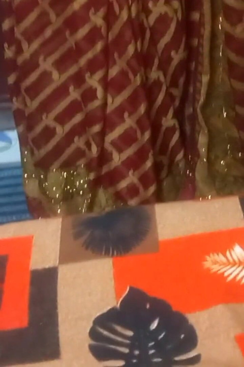 Very Beautiful Indian Bhabhi in Red Saree
