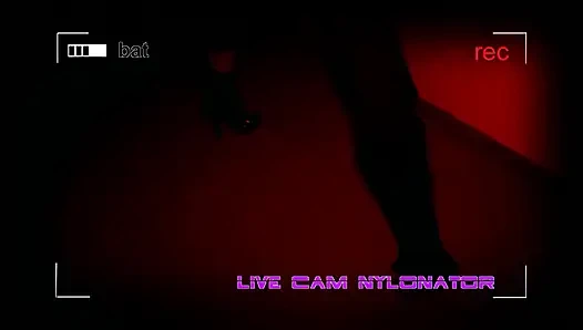 Горячий Трах В Нейлоне Со Страпоном Перед Живой Камерой