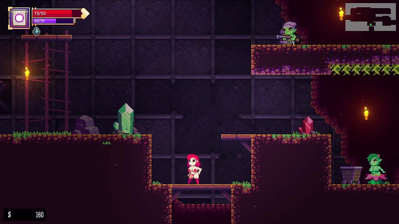 Scarlet Maiden Side Scroller Igra Dio 01 Mini Seks Igra 18+ Porno Igra