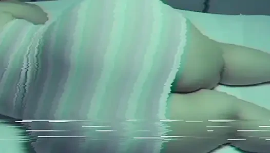 big-bootied woman shopping in rich leggings