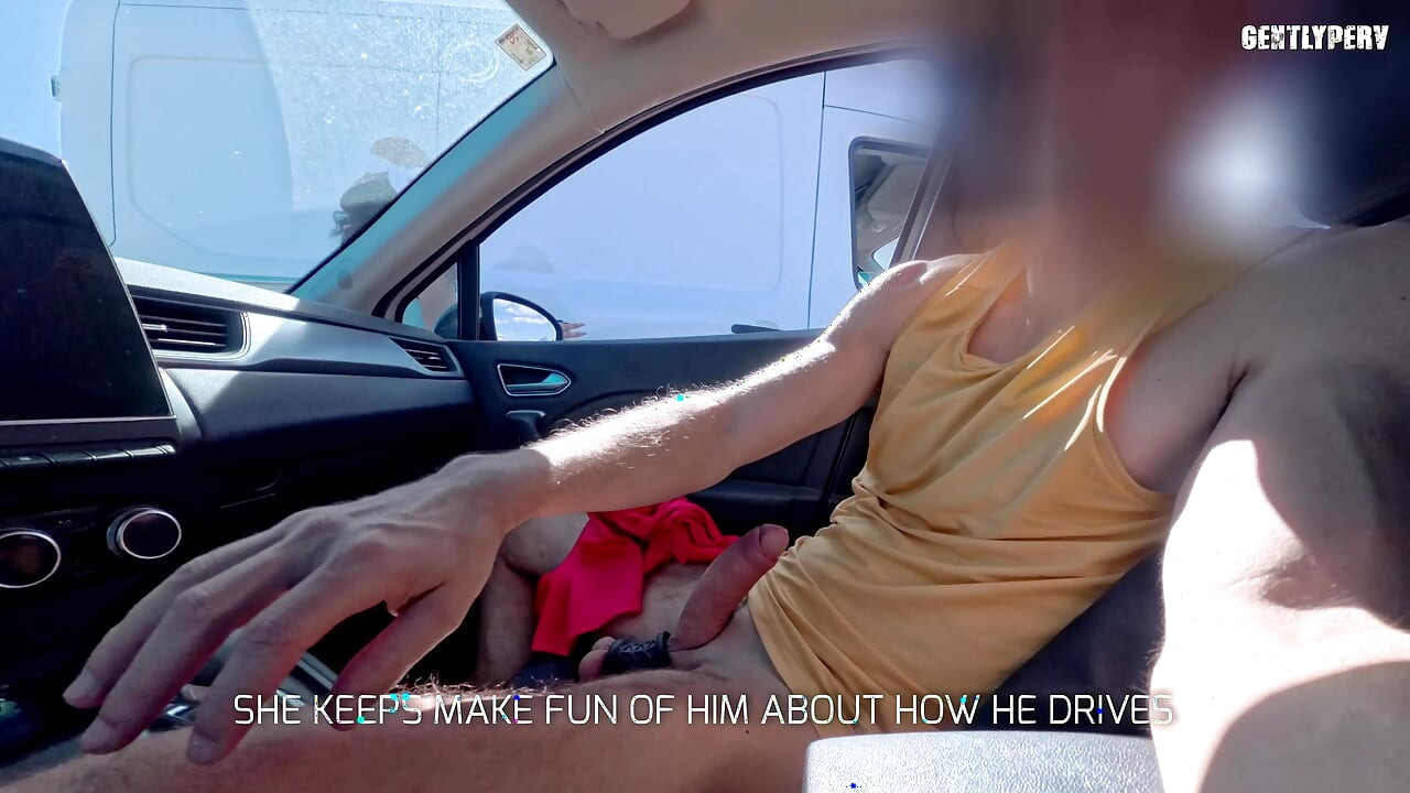 A cuckold guy offers me his wife in a public parking lot.