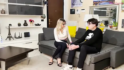 Stepmom in Financial Difficulty Resigns Herself to Satisfy the Perverse Desires of Her Cheeky Stepson