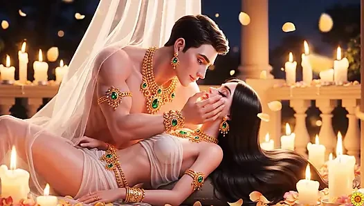 Desi Couple Ki Full Night Hot Romance – Gold Jewelry Wali Sexy Bhabhi Aur Muscular Husband Ka Bedroom Passion