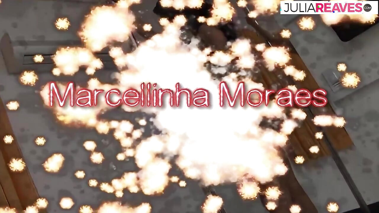 Marcelina chupa um pau enorme antes de cavalgar para uma gozada