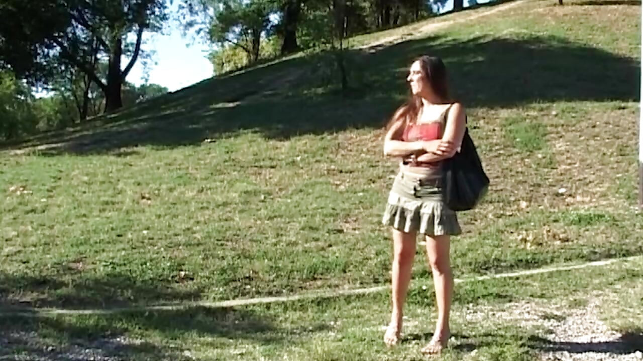 Horny MILF Picked up Outdoors for Sloppy Couch Pounding
