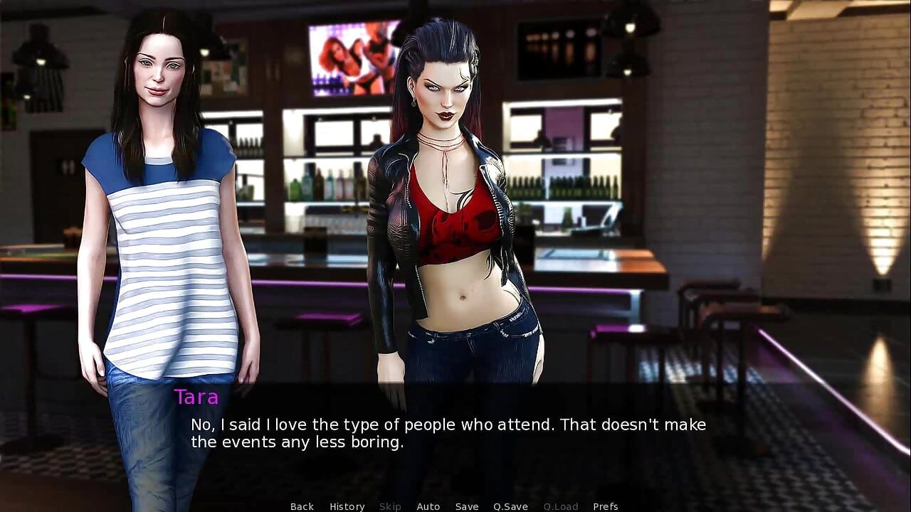 Bitch days of summer: slutty and nerdy girl into a night club-Ep3