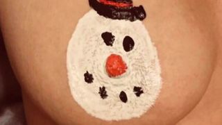 Carrot-nipple the snowman