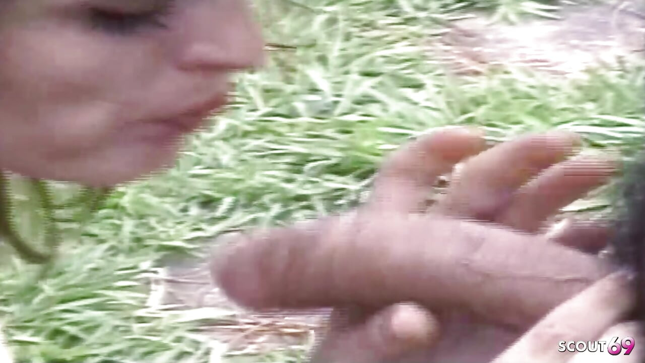 Big Boob Shemale Gets Her First Outdoor Anal Fuck and Cums