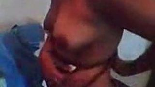 Indian Aunty Gives Blowjob