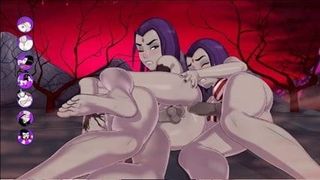 Юная титановая Raven Futa трахается 33.