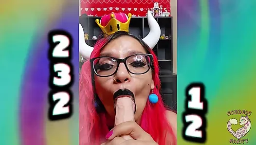 Goddess rarity suka nyepong mario sebagai bowsette
