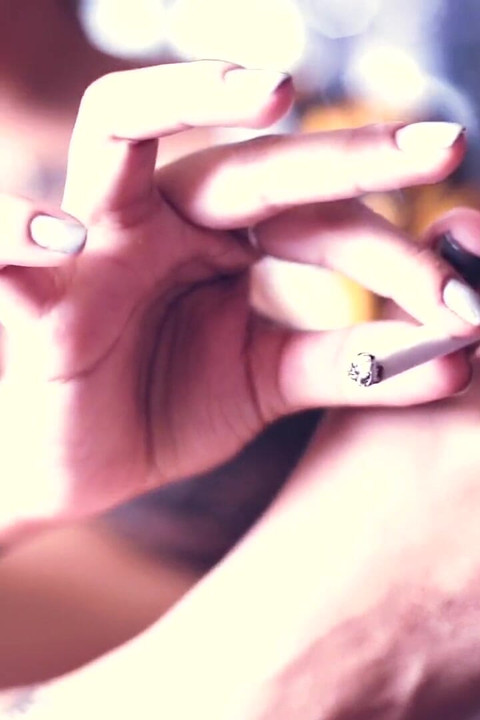 Foot Goddess Smoking & Burping