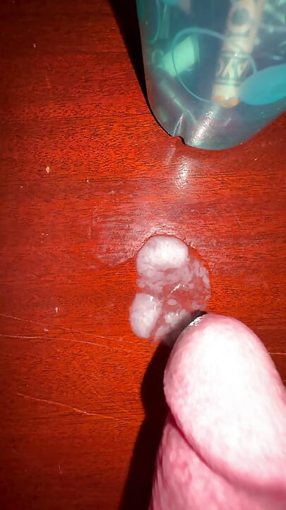 Cum Shot On Table