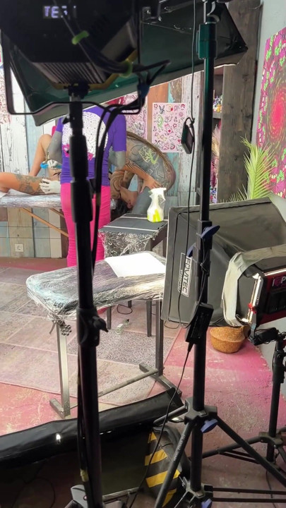 Tattoo Shop Slut Gets Pussy Licked & Sucks Cock While Getting Inked | Clip 2